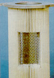 Inside a filter